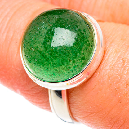 Green Aventurine Rings handcrafted by Ana Silver Co - RING90462