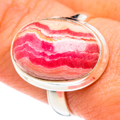 Rhodochrosite Rings handcrafted by Ana Silver Co - RING90488