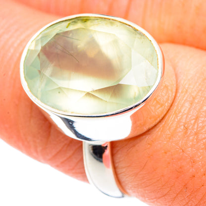 Prehnite Rings handcrafted by Ana Silver Co - RING90500