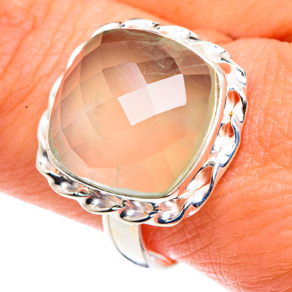 Prehnite Rings handcrafted by Ana Silver Co - RING90503