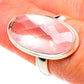 Rose Quartz Rings handcrafted by Ana Silver Co - RING90514