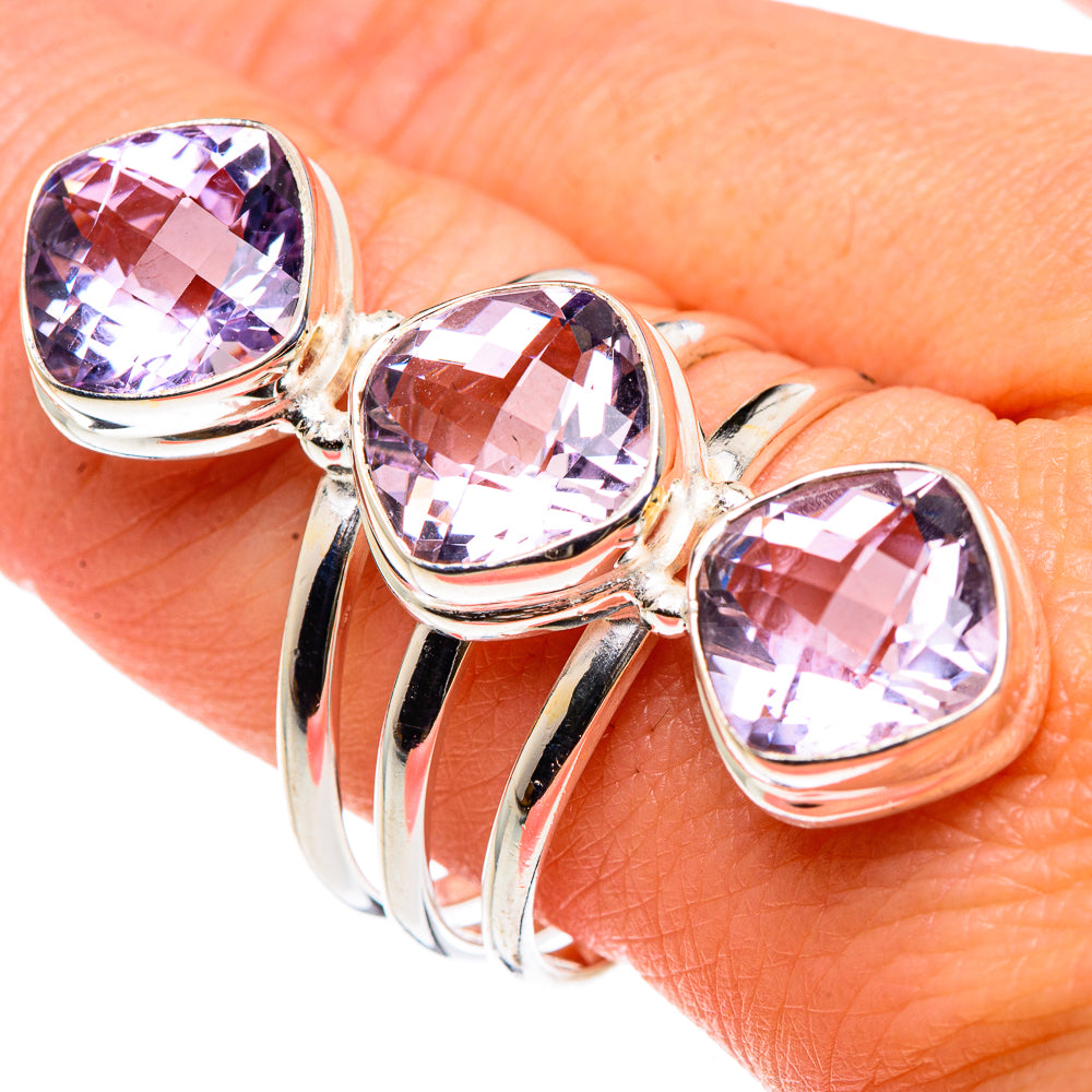 Amethyst Rings handcrafted by Ana Silver Co - RING90519