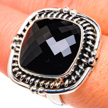 Black Onyx Rings handcrafted by Ana Silver Co - RING90525