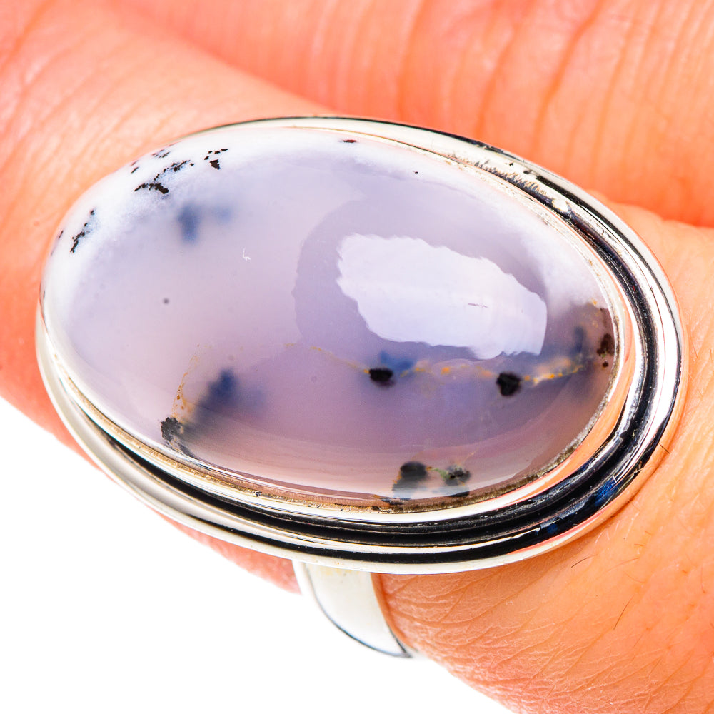 Dendritic Opal Rings handcrafted by Ana Silver Co - RING90530