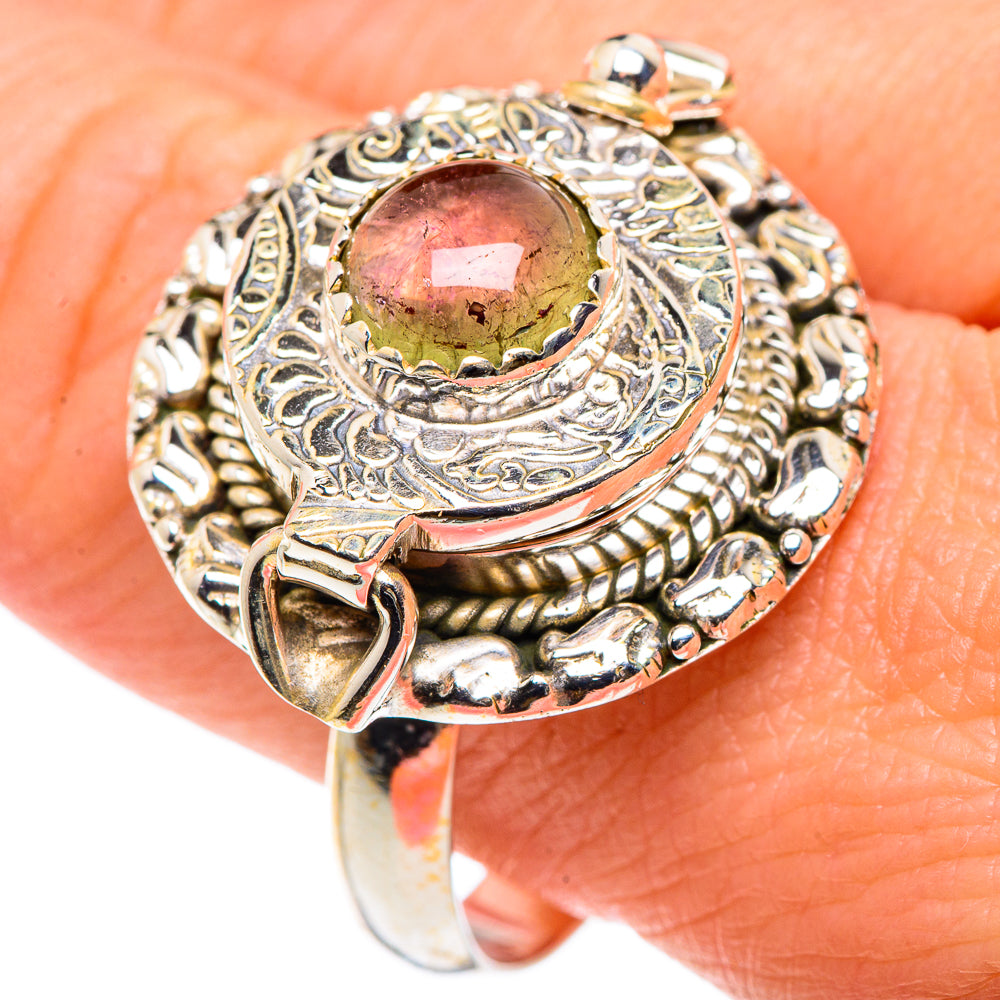 Watermelon Tourmaline Rings handcrafted by Ana Silver Co - RING90532
