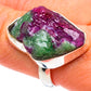 Ruby Zoisite Rings handcrafted by Ana Silver Co - RING90534