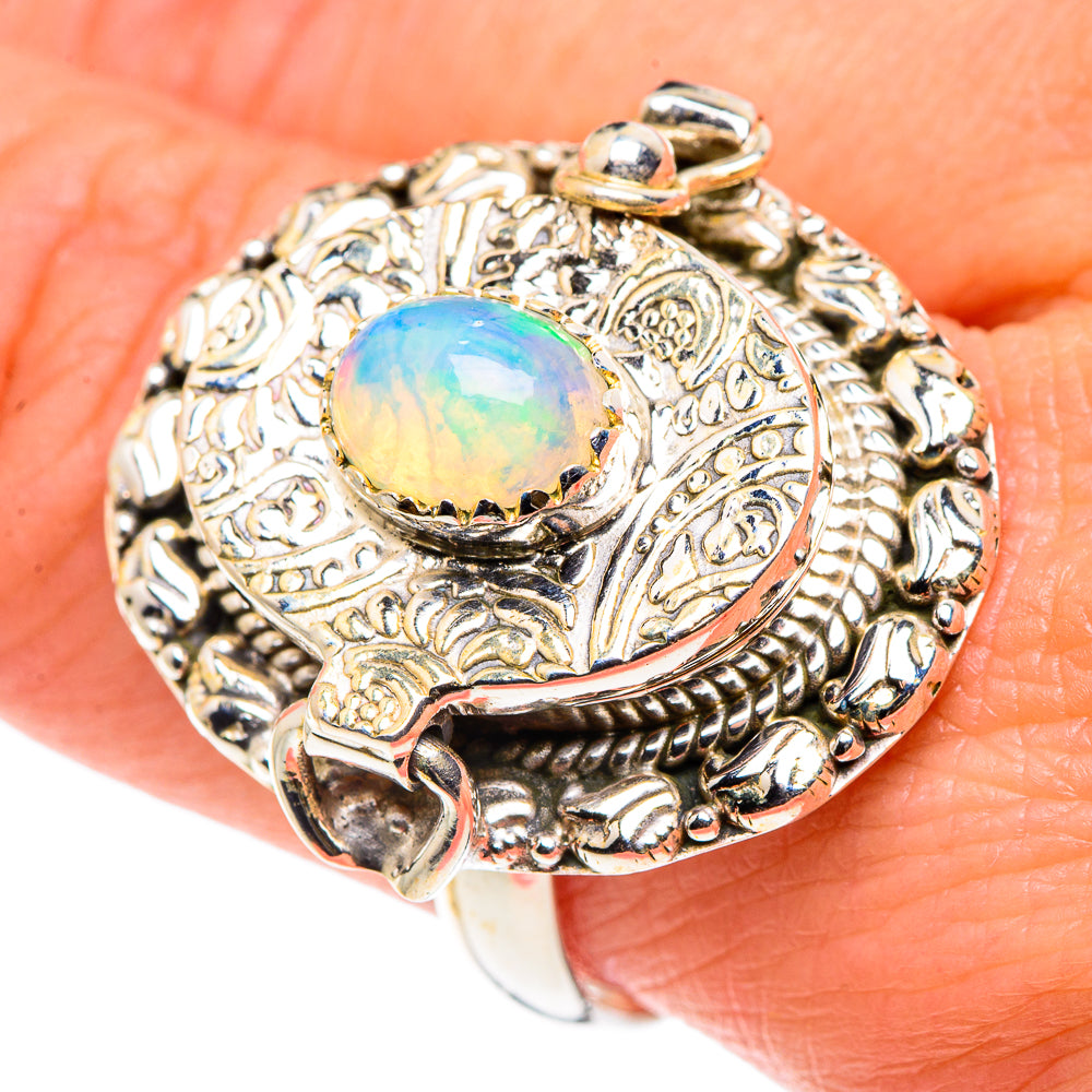 Ethiopian Opal Rings handcrafted by Ana Silver Co - RING90535