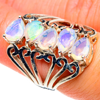 Ethiopian Opal Rings handcrafted by Ana Silver Co - RING90536