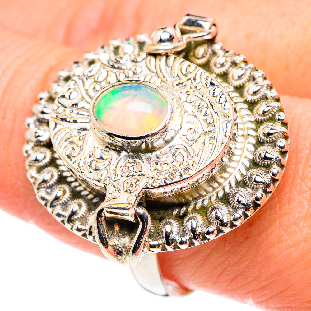 Ethiopian Opal Rings handcrafted by Ana Silver Co - RING90585