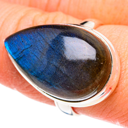 Labradorite Rings handcrafted by Ana Silver Co - RING90593