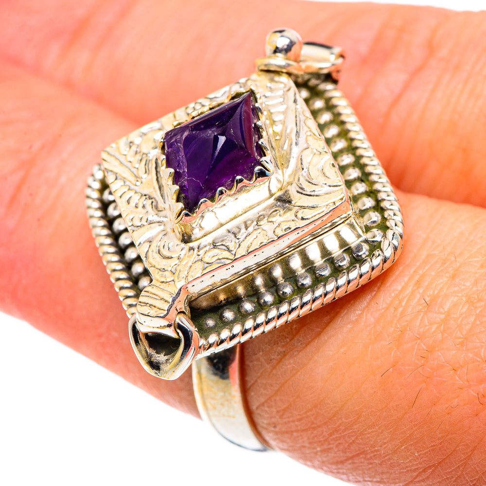 Amethyst Rings handcrafted by Ana Silver Co - RING90611