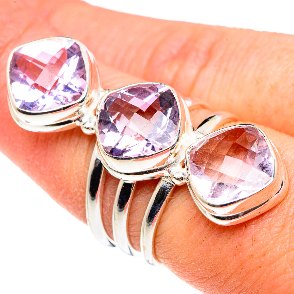 Kunzite Rings handcrafted by Ana Silver Co - RING90613