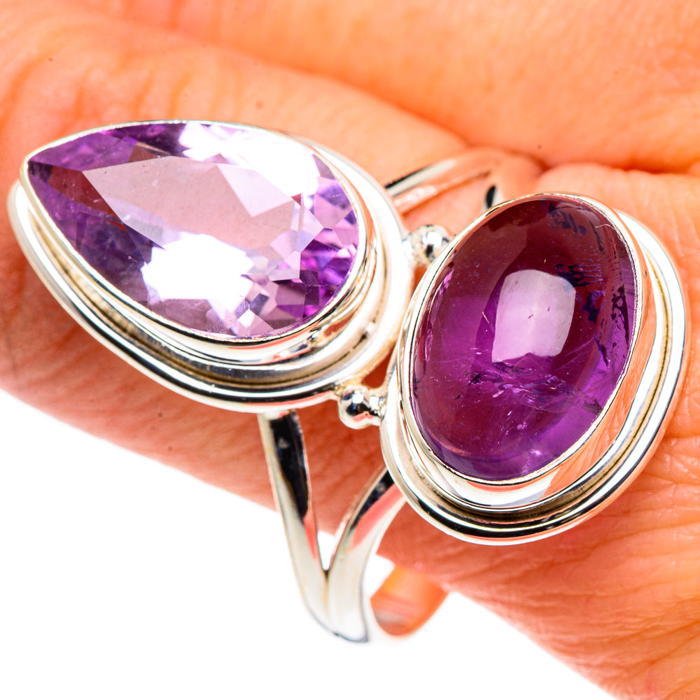 Amethyst Rings handcrafted by Ana Silver Co - RING90615