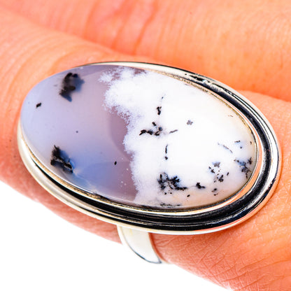 Dendritic Opal Rings handcrafted by Ana Silver Co - RING90620