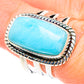 Larimar Rings handcrafted by Ana Silver Co - RING90624