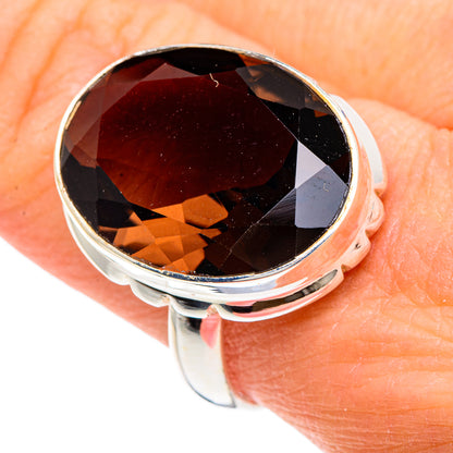 Smoky Quartz Rings handcrafted by Ana Silver Co - RING90633