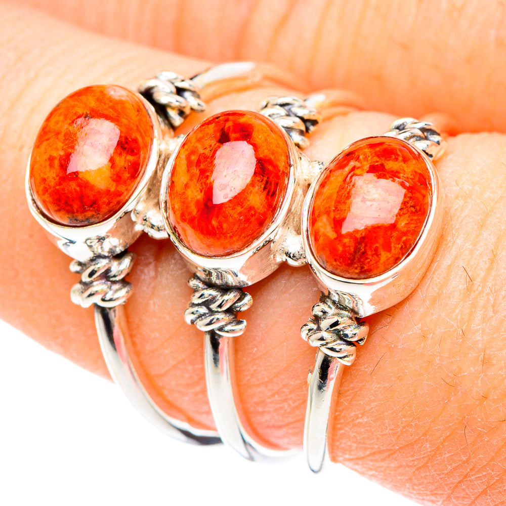 Sponge Coral Rings handcrafted by Ana Silver Co - RING90635