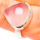 Rose Quartz Rings handcrafted by Ana Silver Co - RING90642
