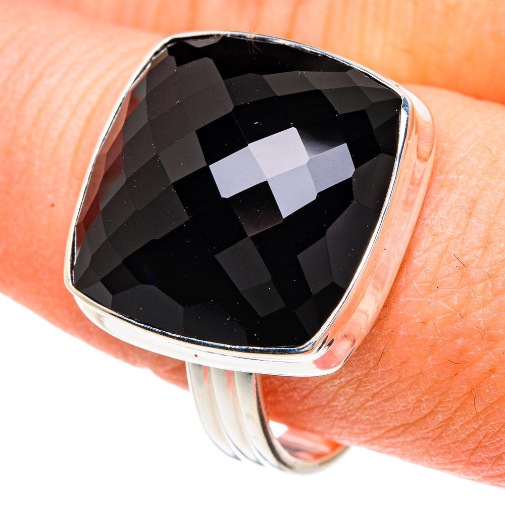 Black Onyx Rings handcrafted by Ana Silver Co - RING90651