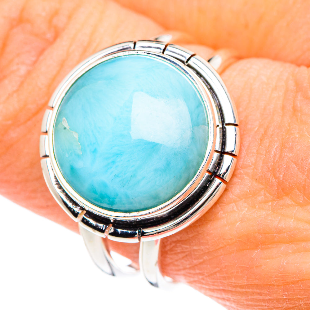Larimar Rings handcrafted by Ana Silver Co - RING90660