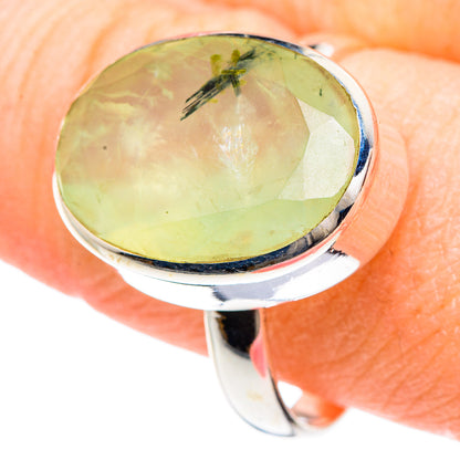 Prehnite Rings handcrafted by Ana Silver Co - RING90664