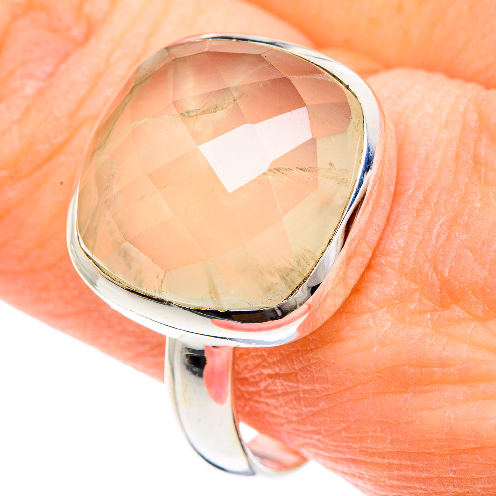 Prehnite Rings handcrafted by Ana Silver Co - RING90665