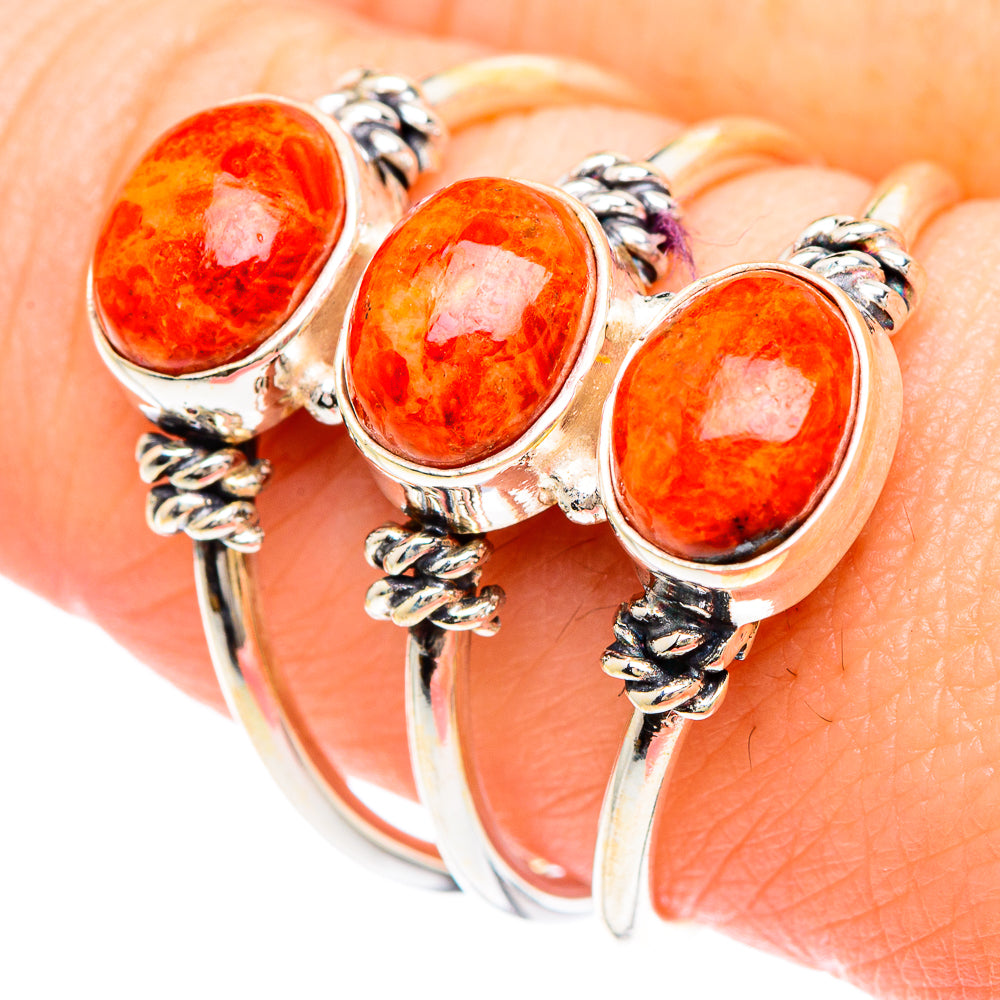 Sponge Coral Rings handcrafted by Ana Silver Co - RING90669