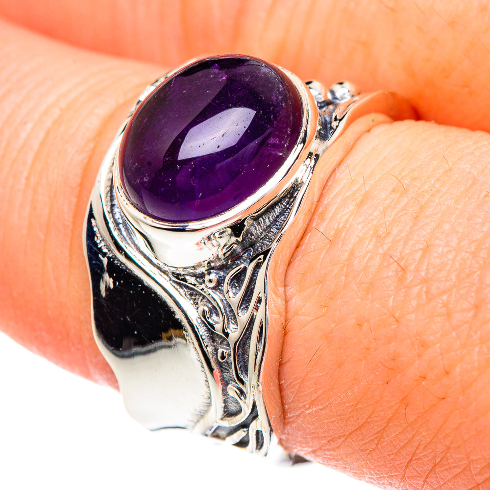 Amethyst Rings handcrafted by Ana Silver Co - RING90684