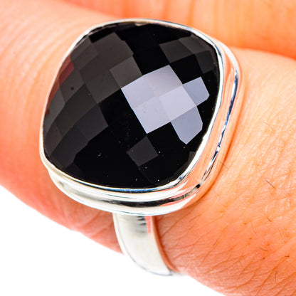 Black Onyx Rings handcrafted by Ana Silver Co - RING90685