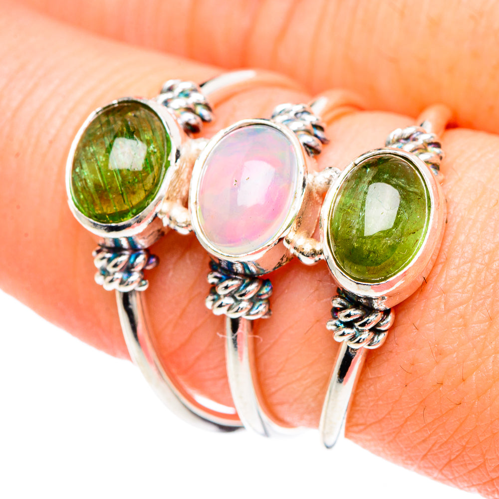 Ethiopian Opal Rings handcrafted by Ana Silver Co - RING90689
