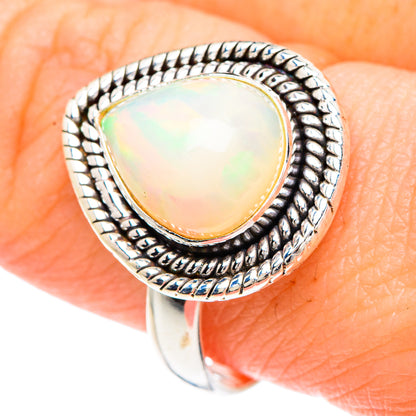 Ethiopian Opal Rings handcrafted by Ana Silver Co - RING90690