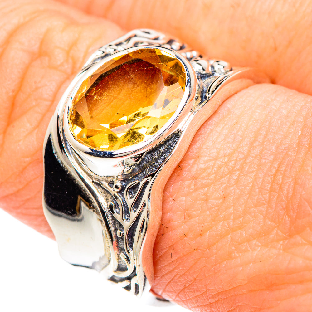 Citrine Rings handcrafted by Ana Silver Co - RING90701