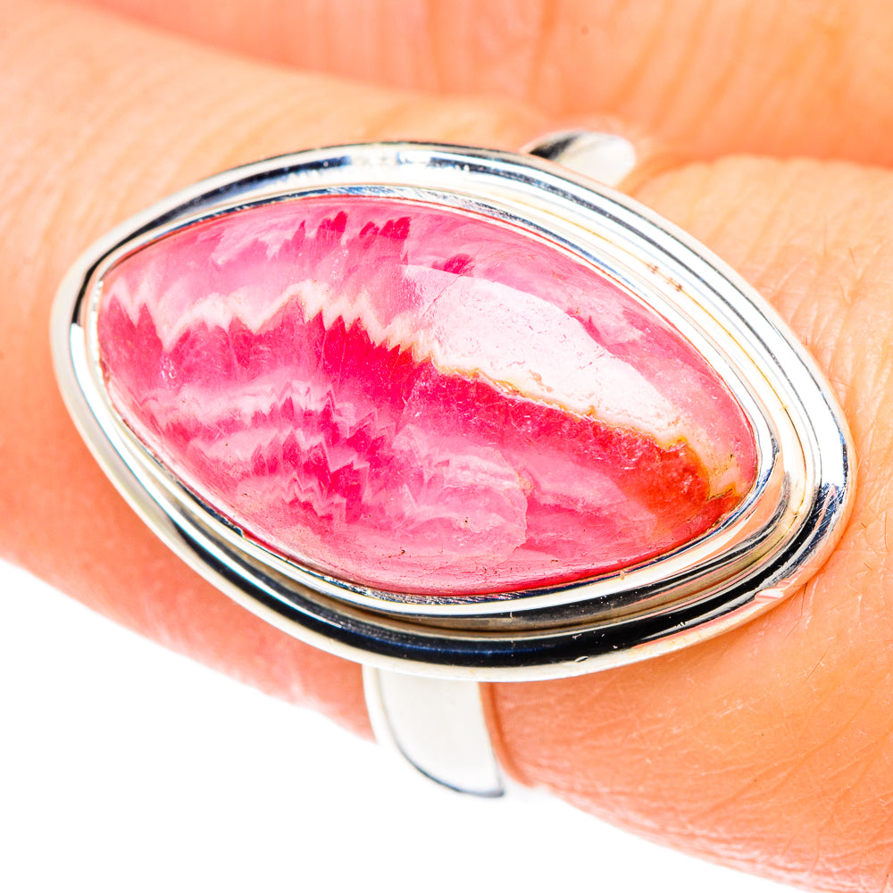 Rhodochrosite Rings handcrafted by Ana Silver Co - RING90708