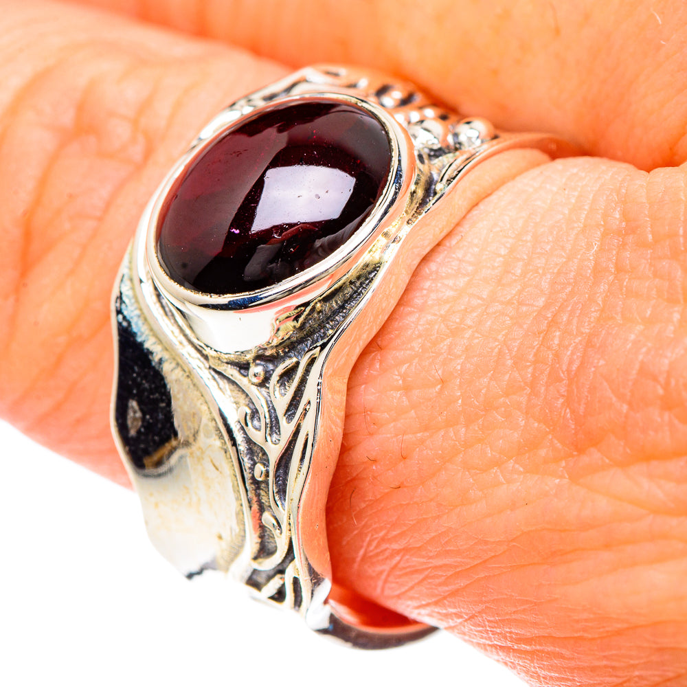 Garnet Rings handcrafted by Ana Silver Co - RING90710