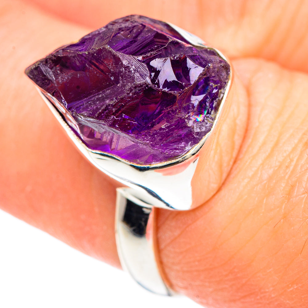 Amethyst Rings handcrafted by Ana Silver Co - RING90711