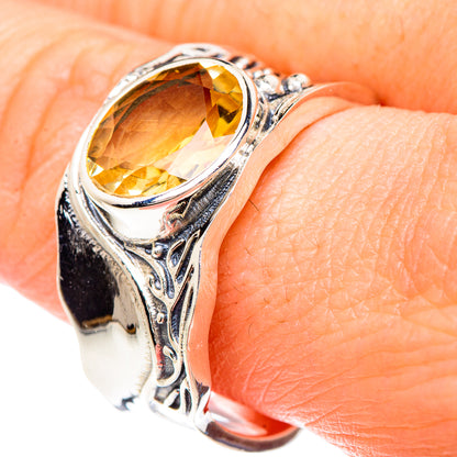 Citrine Rings handcrafted by Ana Silver Co - RING90731