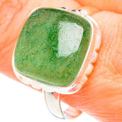 Green Aventurine Rings handcrafted by Ana Silver Co - RING90757