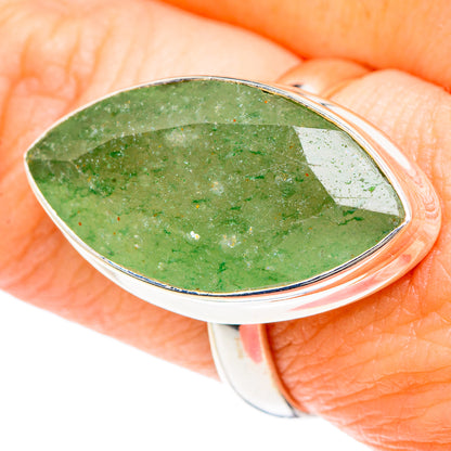 Green Aventurine Rings handcrafted by Ana Silver Co - RING90758