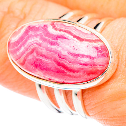 Rhodochrosite Rings handcrafted by Ana Silver Co - RING90766