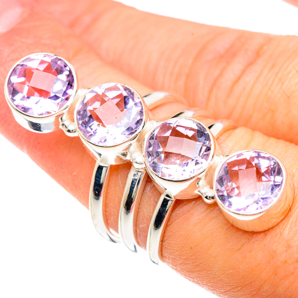 Kunzite Rings handcrafted by Ana Silver Co - RING90829