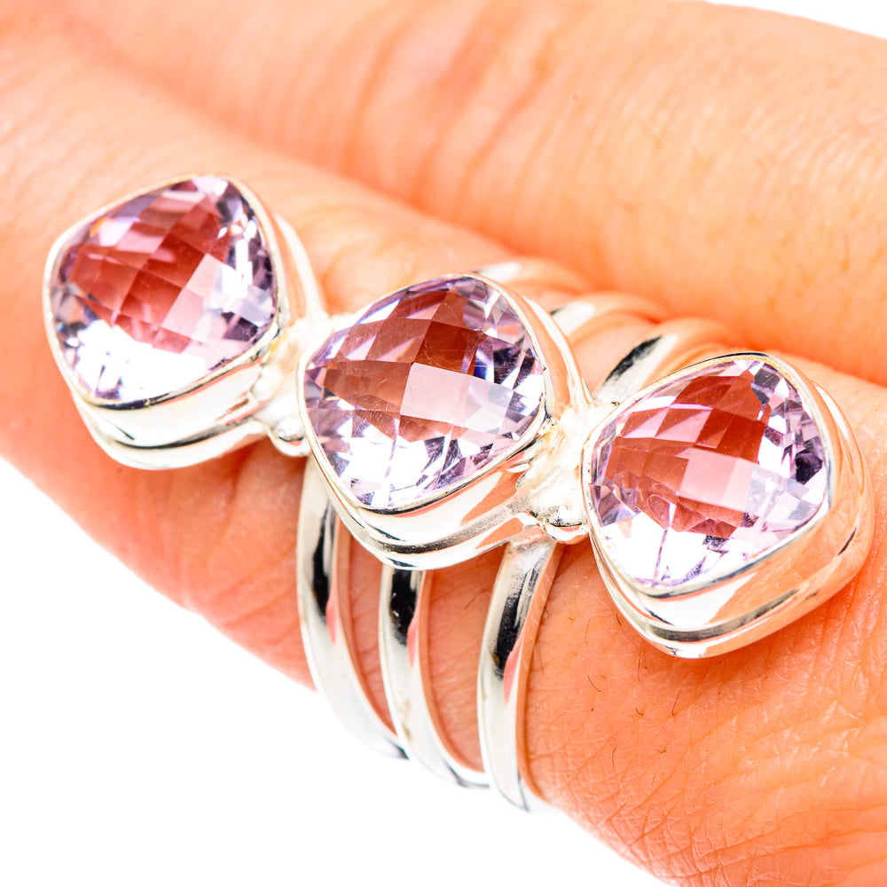 Kunzite Rings handcrafted by Ana Silver Co - RING90830