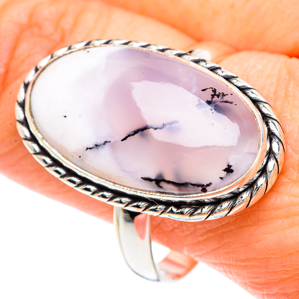 Dendritic Opal Rings handcrafted by Ana Silver Co - RING90834