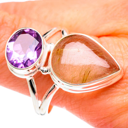 Rutilated Quartz Rings handcrafted by Ana Silver Co - RING90845
