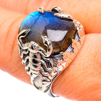 Labradorite Rings handcrafted by Ana Silver Co - RING90853
