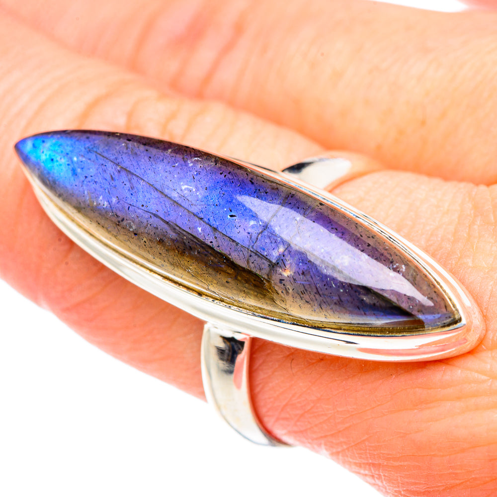 Labradorite Rings handcrafted by Ana Silver Co - RING90854