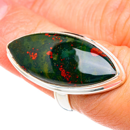 Bloodstone Rings handcrafted by Ana Silver Co - RING90861