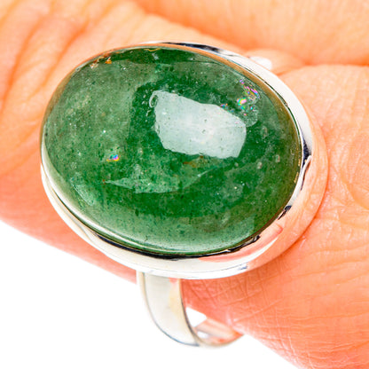 Green Aventurine Rings handcrafted by Ana Silver Co - RING90863