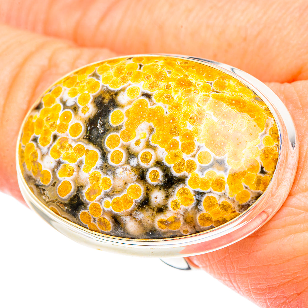 Ocean Jasper Rings handcrafted by Ana Silver Co - RING90869