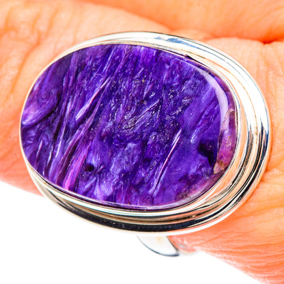 Charoite Rings handcrafted by Ana Silver Co - RING90885