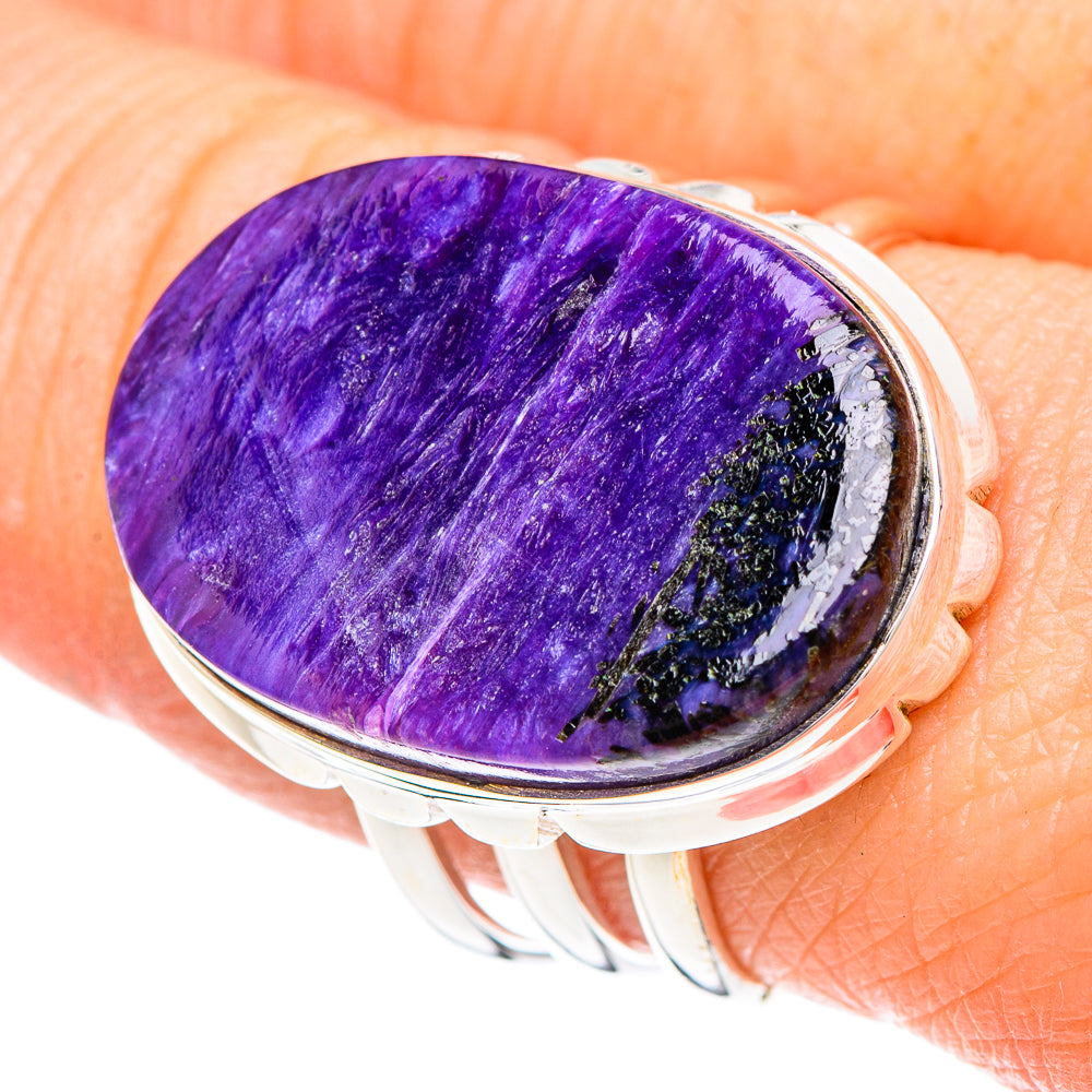 Charoite Rings handcrafted by Ana Silver Co - RING90888